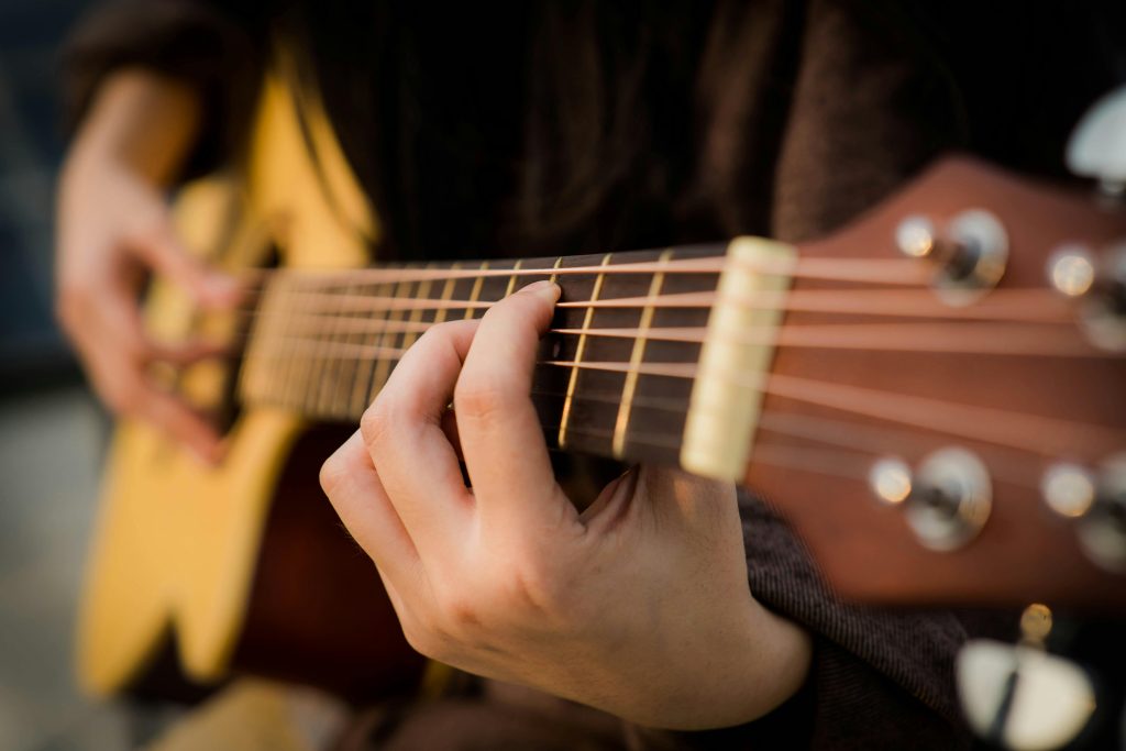 Live music Seagrove Beach - man playing guitar